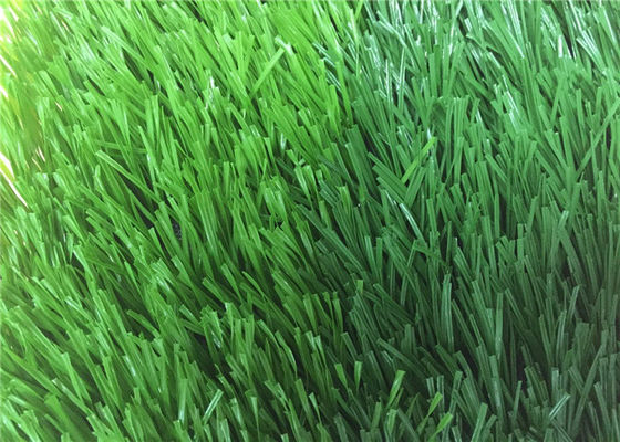 soccer artificial grass,   football field  artificial turf 50mm apple and dark green,s shape with stem